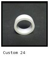 Silicone seal ring, custom spec part