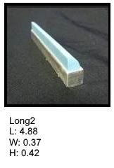 Elongated silicone print pad from AccuPad Inc.