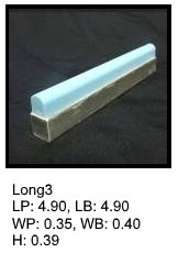 Elongated silicone print pad from AccuPad Inc.