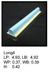 Elongated silicone print pad from AccuPad Inc.