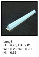Elongated silicone print pad from AccuPad Inc.