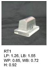 RT 1, roof top shaped silicone print pad from AccuPad Inc.