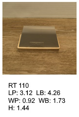 RT 110, roof top shaped silicone print pad from AccuPad Inc.