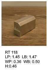 RT 118, roof top shaped silicone print pad from AccuPad Inc.