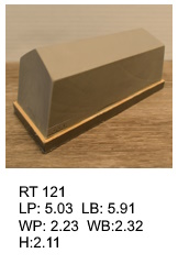 RT 121, roof top shaped silicone print pad from AccuPad Inc.