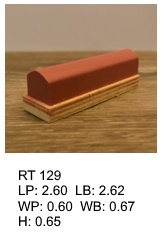 RT 129, roof top shaped silicone print pad from AccuPad Inc.