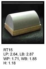 RT 15, roof top shaped silicone print pad from AccuPad Inc.