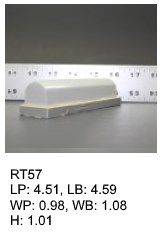 RT 57, roof top shaped silicone print pad from AccuPad Inc.