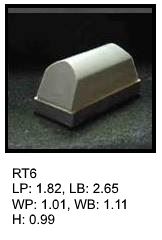 RT 6, roof top shaped silicone print pad from AccuPad Inc.