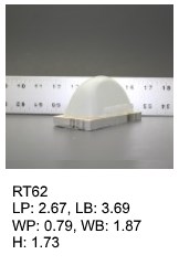 RT 62, roof top shaped silicone print pad from AccuPad Inc.
