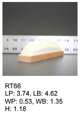 RT 66, roof top shaped silicone print pad from AccuPad Inc.