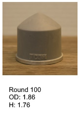 Round100, round silicone print pad from AccuPad Inc.