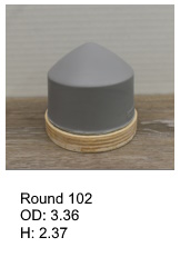 Round102, round silicone print pad from AccuPad Inc.
