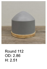 Round112, round silicone print pad from AccuPad Inc.