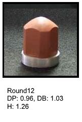 Round12, round silicone print pad from AccuPad Inc.