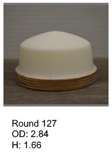 Round127, round silicone print pad from AccuPad Inc.