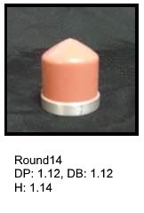 Round14, round silicone print pad from AccuPad Inc.