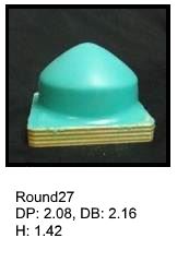 Round27, round silicone print pad from AccuPad Inc.