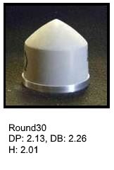 Round30, round silicone print pad from AccuPad Inc.