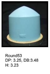 Round53, round silicone print pad from AccuPad Inc.
