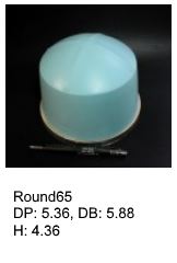 Round65, round silicone print pad from AccuPad Inc.