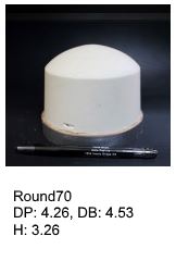 Round70, round silicone print pad from AccuPad Inc.