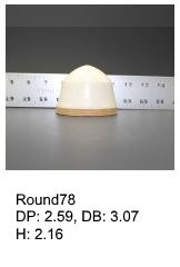 Round78, round silicone print pad from AccuPad Inc.