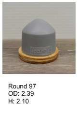 Round97, round silicone print pad from AccuPad Inc.