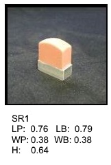 SR 1, Square or rectagular silicone print pad