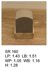 SR 160, Square or rectagular silicone print pad