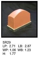 SR 29, Square or rectagular silicone print pad