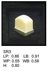 SR 3, Square or rectagular silicone print pad