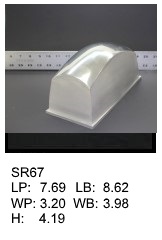 SR 67, Square or rectagular silicone print pad